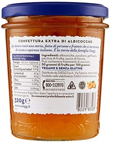 Zuegg - Albicocche, Confettura Extra - 320 g