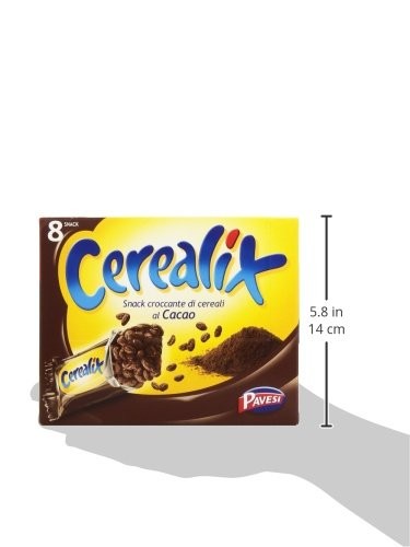 Pavesi Cerealix Snack di Cereali al Cacao, 160 gr