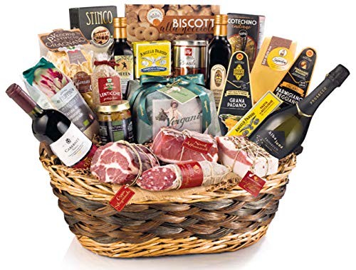 Cesto Idea Regalo 'La Ghiotta Dispensa' con Specialità Gastronomiche Selezionate - 23 pezzi