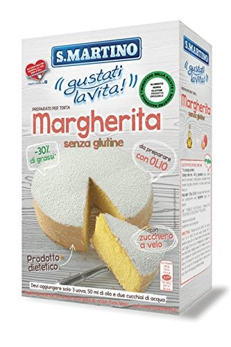 S.Martino - Torta Margherita -30% di Grassi - Astuccio 435G - [confezione da 5], Senza glutine