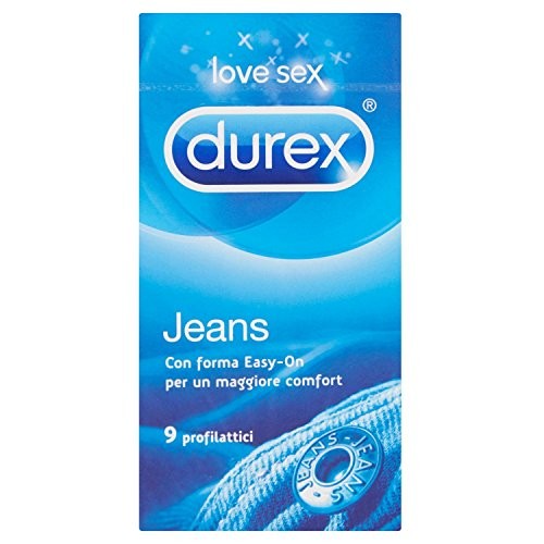 Durex Jeans Preservativi, 9 Pezzi