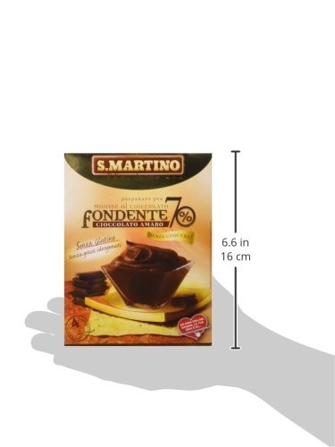 S.Martino - Mousse Cioccolato Fondente 70% Senza Glutine - Astuccio 115G