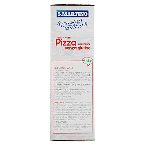 S.Martino Preparato per Pizza, Senza Glutine - 460 gr
