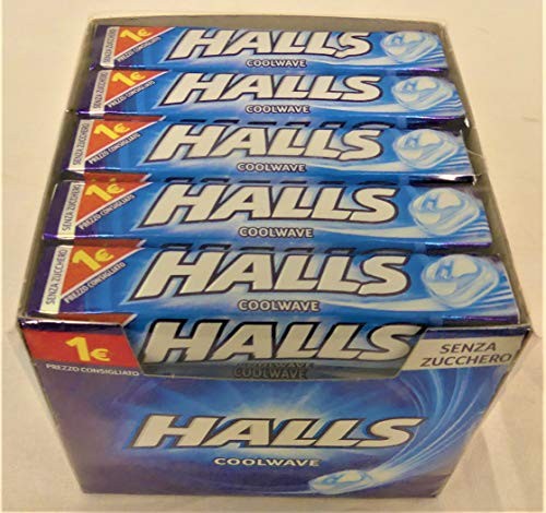 Caramelle Halls Stick Blu Senza Zucchero 20 Confezioni