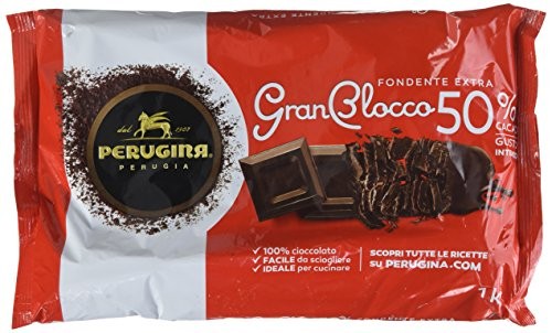 Perugina Granblocco 50% Cioccolato Fondente Extra - 1000 g
