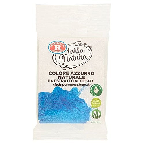 Aroma in polvere naturale vegetale azzurro