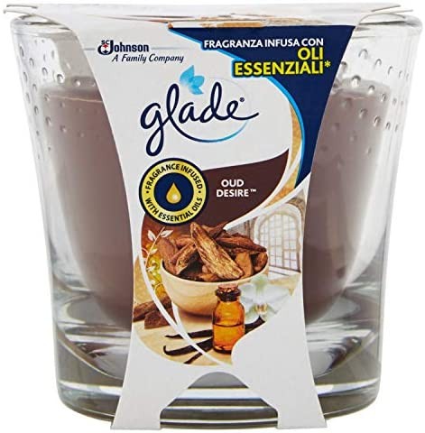 Glade Candle Radiant Berries Deodorante per ambienti, 129 g