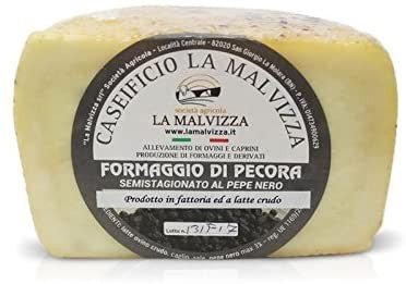 Formaggio di Pecora Semistagionato al Pepe Nero 500g ca.