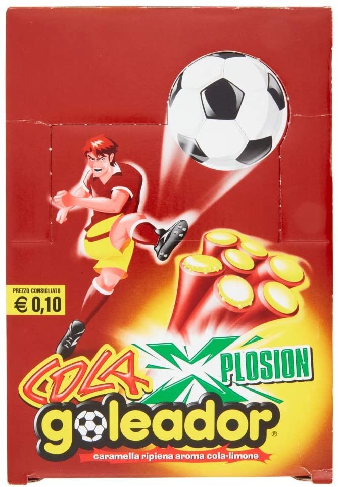 Goleador X-Plosion Cola, Caramelle Gommose, Gusto Cola, Box da 150  Caramelle Incartate Singolarmente – Raspada