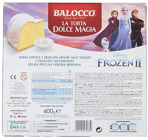 BALOCCO - TORTA FROZEN - 400 G