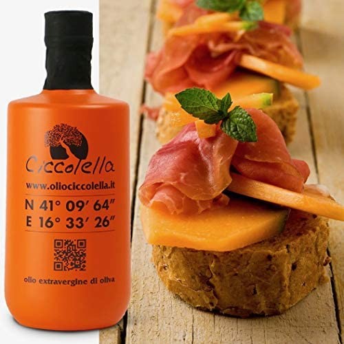 Ciccolella - ORANGE CRU - Olio Extravergine di Oliva di alta qualità- blend di CORATINA e OGLIAROLA BARESE - 100% Prodotto Itali