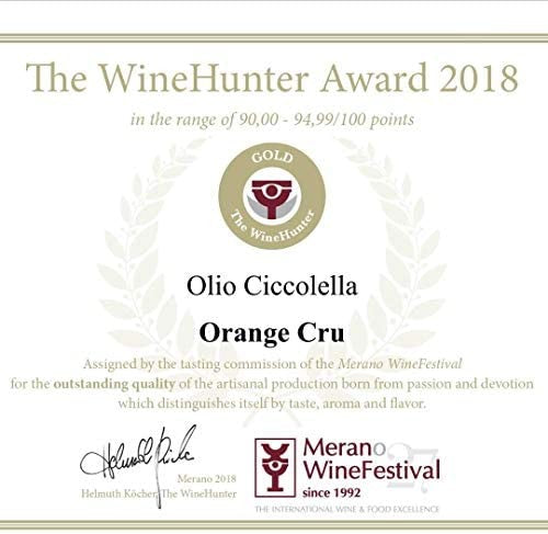 Ciccolella - ORANGE CRU - Olio Extravergine di Oliva di alta qualità- blend di CORATINA e OGLIAROLA BARESE - 100% Prodotto Itali