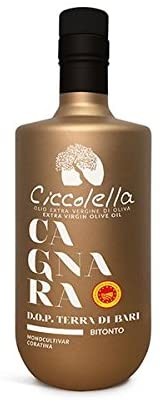 Ciccolella - CAGNARA D.O.P. Terra di Bari - Olio Extra Vergine di Oliva di alta qualità - Monocultivar CORATINA - Puglia - 100%