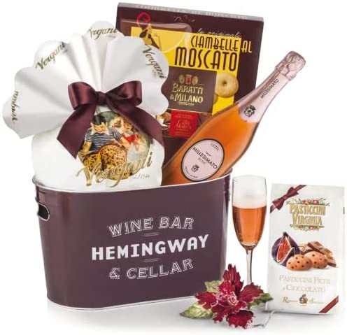 Cesto Regalo "SPUMANTIERA FANNY" con Specialità Gastronomiche Selezionate - 6 pezzi