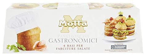 Motta Panettoncini Gastronomici 4 Basi per Farciture Salate 4 X 80 G