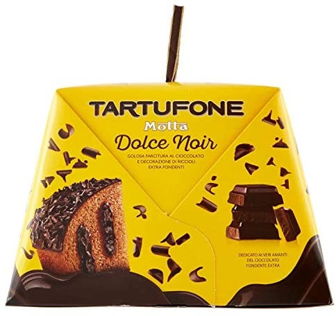 Motta Dolce Noir Tartufone Farcito Al Gianduia E Ricoperto Di Cioccolato Fondente, 650g