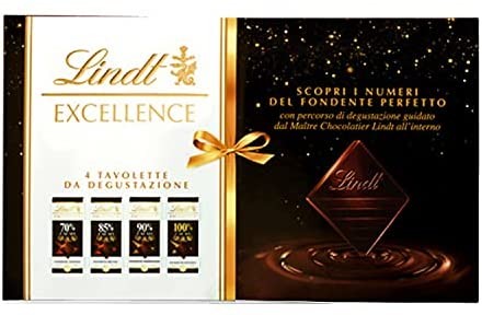 LINDT Scatola Excellence Degustazione Alte Percentuali, 350g