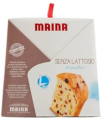 Maina Panettone Classico senza Lattosio, 750g