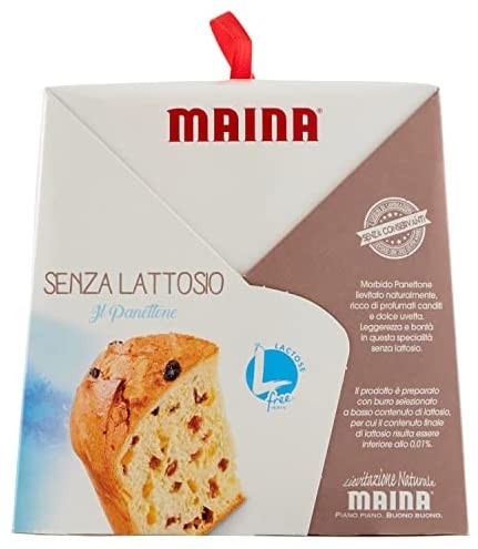 Maina Panettone Classico senza Lattosio, 750g