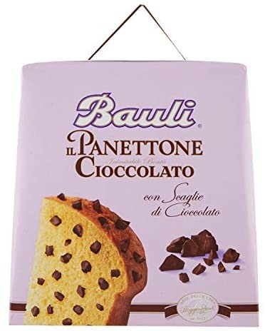 BAULI - PANETTONE CON SCAGLIE DI CIOCCOLATO - 750 GR