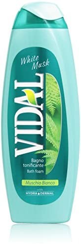 Vidal - Bagnoschiuma Tonificante, Muschio Bianco - 500 ml