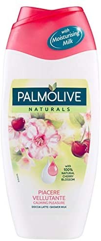 Palmolive - Naturals, Doccia Latte con Fiori di Ciliegio e Latte Idratante - 250 ml