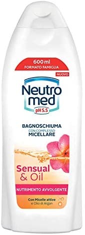Neutromed Ph 5.5 Bagnoschiuma con Complesso Micellare Sensual & Oil Nutrimento Avvolgente - 600 ml