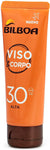 Bilboa Viso&Corpo Crema Viso e Corpo con Protezione SPF 30, Travel Size per Abbronzatura Duratura e Intensa, Contrasta i Segni d