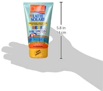 Delice Solaire Latte Solare Uva Protezione Molto Alta Bebe' Tubo Spf50+, 100ml