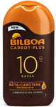 Bilboa Carrot Plus, Latte Solare SPF 20, Abbronzante Corpo, Formula con Betacarotene per una Abbronzatura Intensa e Duratura, Re