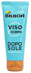 Bilboa Viso&Corpo Crema Doposole Viso e Corpo Idratante, Doposole Travel Size con Azione Idratante con IdraBronze e Aloe Vera, D