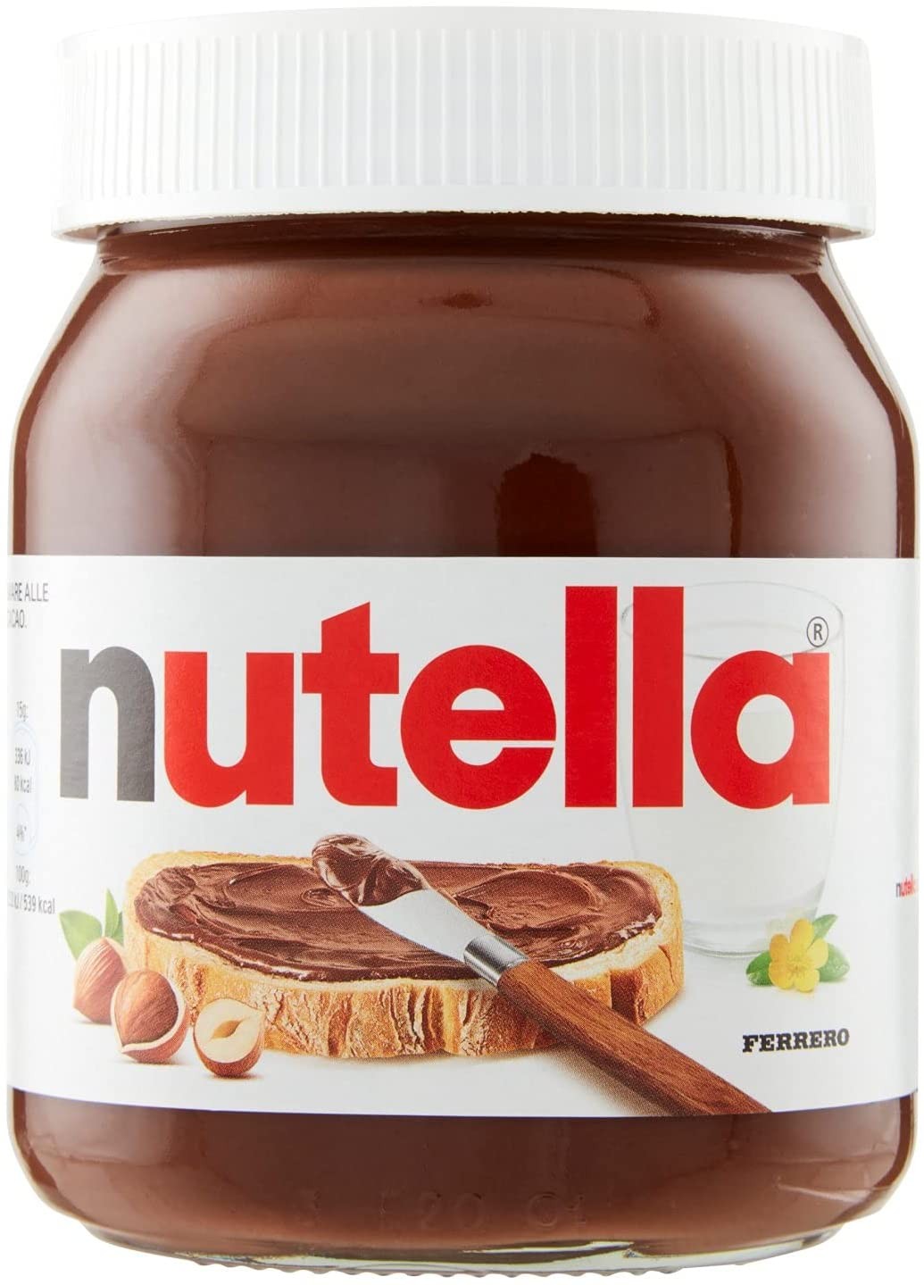 Nutella Crema Spalmabile alla Nocciola e al Cacao, 725g