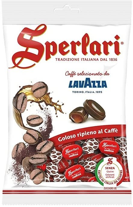 Sperlari - Caramelle Dure Al Caffè Lavazza Incartate Singolarmente, Sacchetto Di 3 Kg