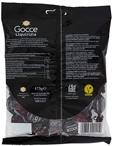 Fida Caramelle Gocce di Liquirizia, 175g