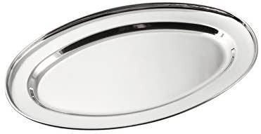 Royal Norfolk 7972035 Piatto Portata Inox Oval, 35 cm, R, Acciaio