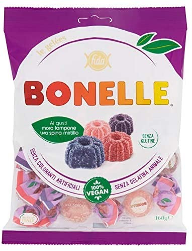 Bonelle - Caramelle Morbide, Gusti Frutti di Bosco, 160 g