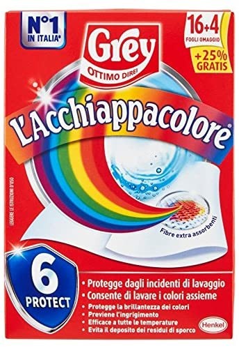 Grey L'acchiappacolore 6 Protect 16+4 Fogli Omaggio