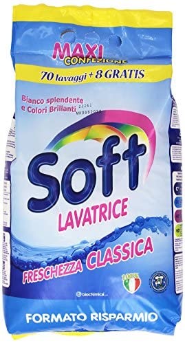 Soft Multi Polvere Lavatrice Detersivo Blue Oxygen 78 Lavaggi - 4680 g