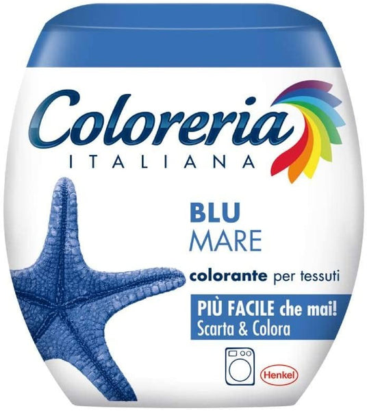 Coloreria Italiana Colorante per Tessuti colori pronti per l'uso lavatrice  350gr