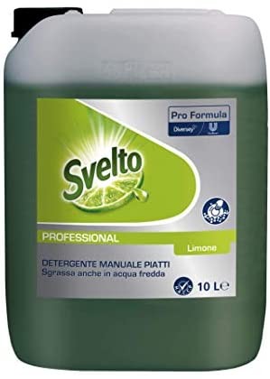 Svelto Svelto Più Limone - Detergente Piatti a Mano Professionale - 10 L