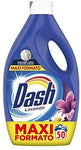 Dash Detersivo Lavatrice Liquido, 50 Lavaggi, Lavanda, Maxi Formato, Pulizia Profonda per Tutti i Capi