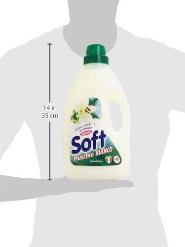 Soft Muschio Bianco Balsamo Ammorbidente 50 Lavaggi - 3000 ml