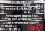 COCA-COLA ZERO Zuccheri e Zero Calorie Bottiglia di Plastica 50CL (Confezione da 4)