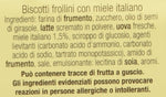 Mulino Bianco Biscotti Frollini Rigoli con Miele Millefiori Italiano, 800 gr