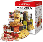 Cesto Natalizio ''Michelangelo'', 7 Specialità Gastronomiche Gourmet in Confezione Regalo per Natale