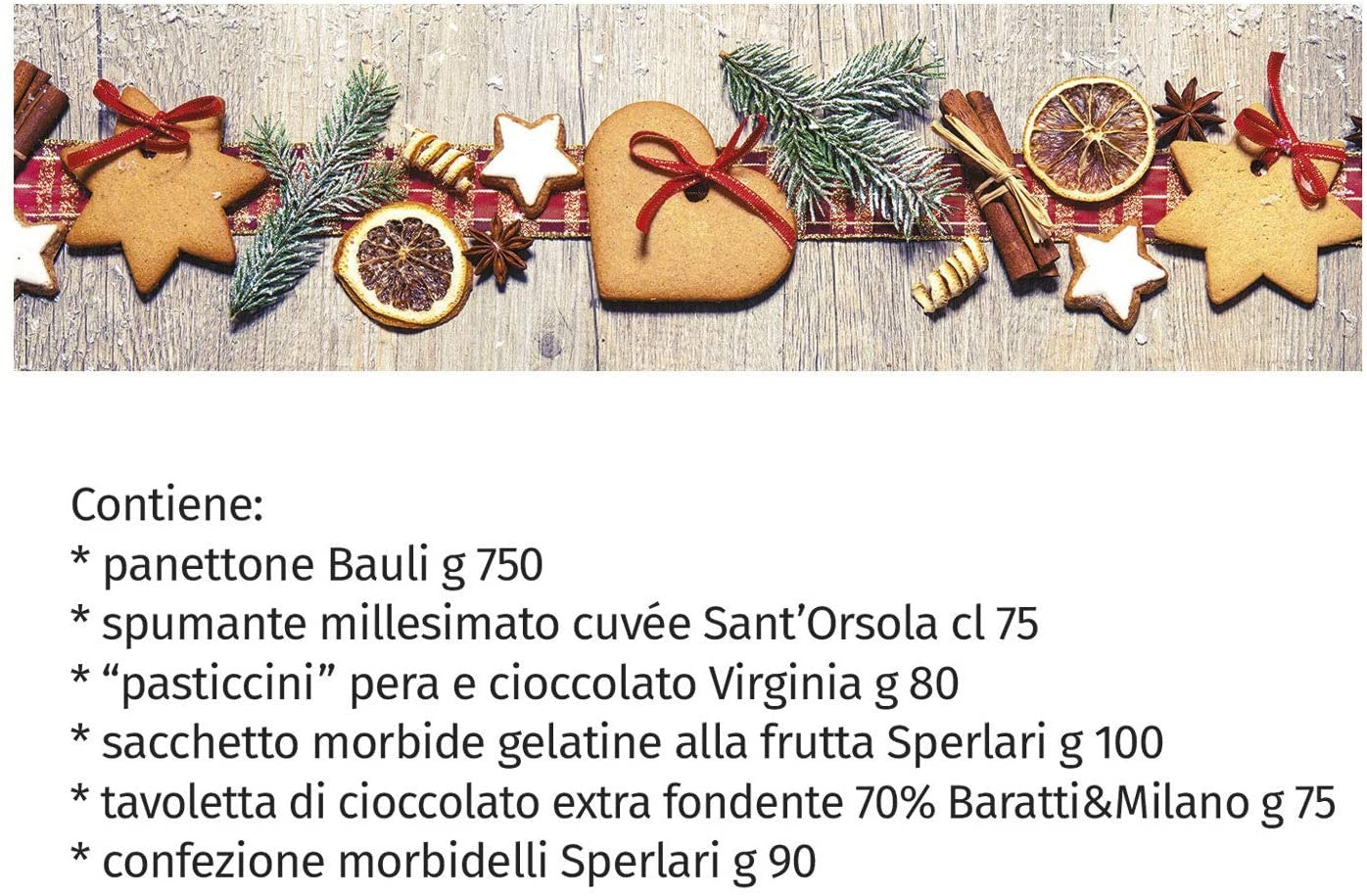 Le Cadeau - CONFEZIONE DOLCE NATALE PANETTONE - 1 PZ