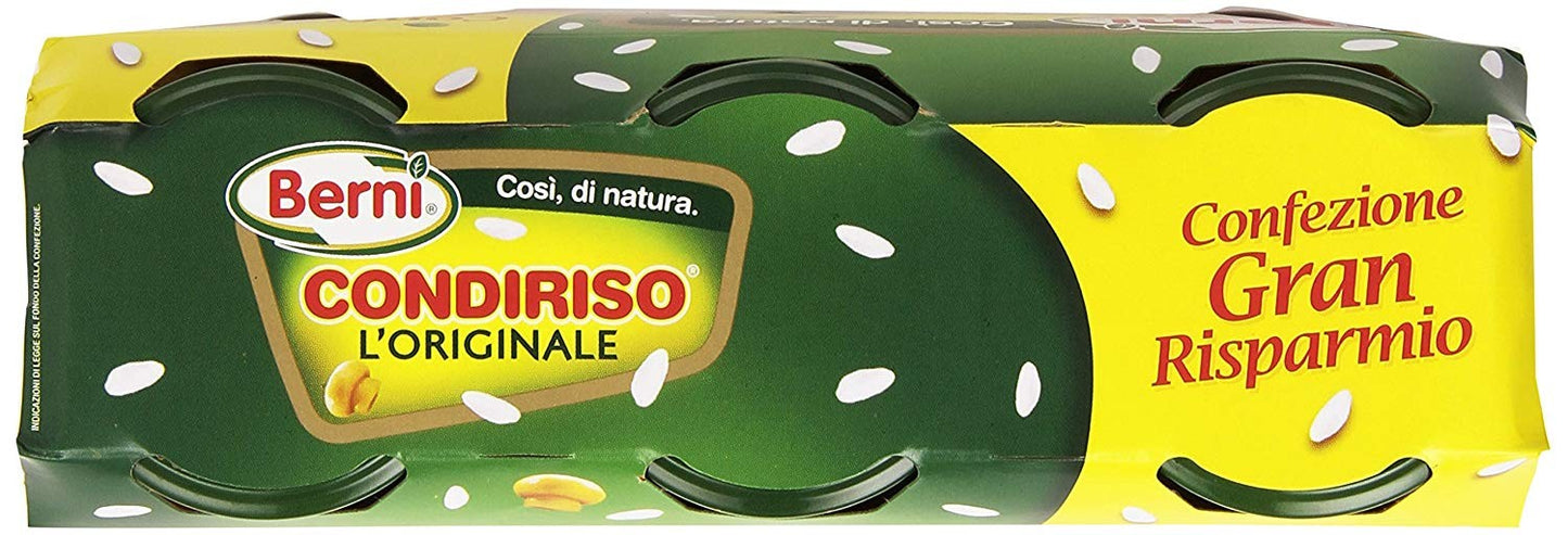 Condiriso - L'Originale, Condimento Vegetale Per Insalate Di Riso - 2 confezioni da 3 pezzi da 285 g [6 pezzi, 1710 g]