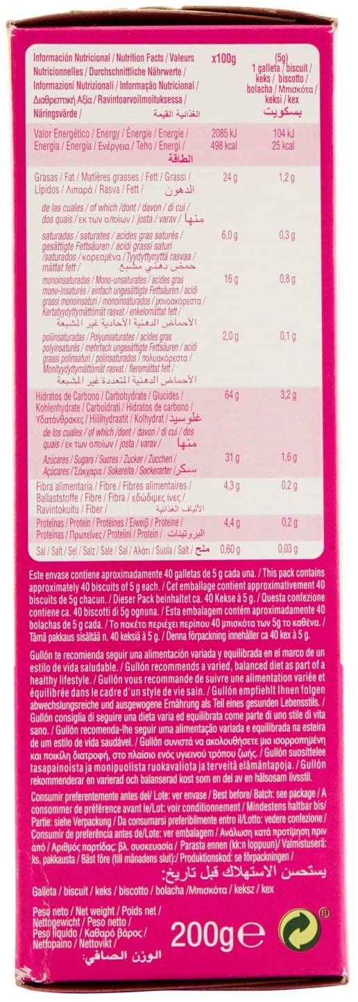 Biscotti Senza Glutine con Gocce di Cioccolato Gullòn gr.200