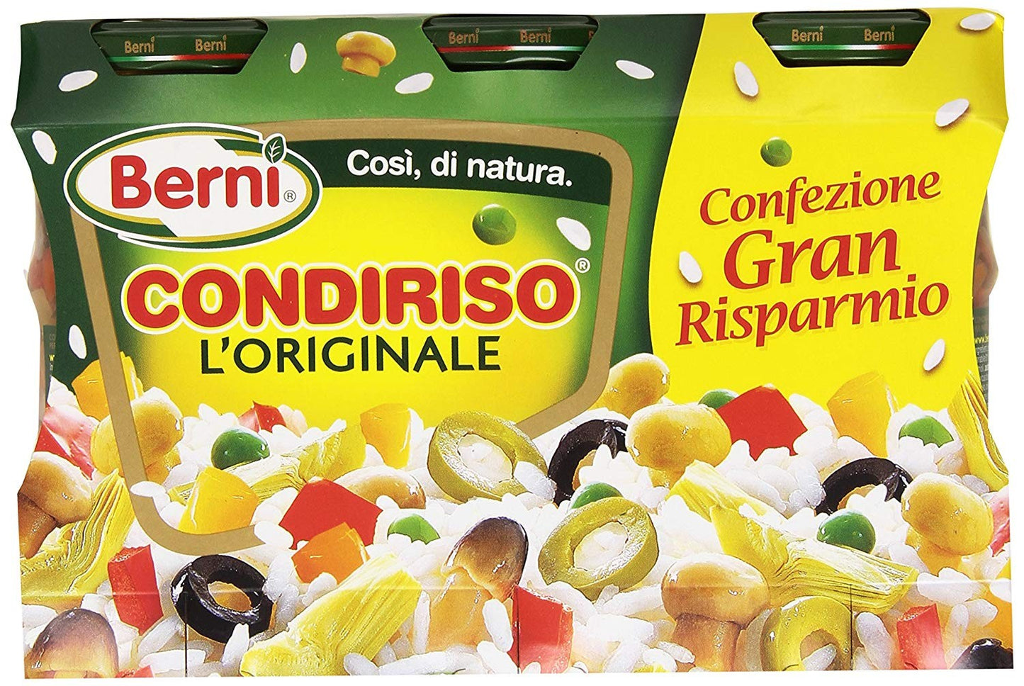 Condiriso - L'Originale, Condimento Vegetale Per Insalate Di Riso - 2 confezioni da 3 pezzi da 285 g [6 pezzi, 1710 g]