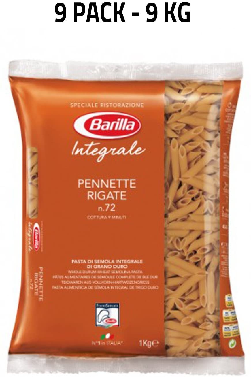 Barilla - Fusilli n.98 Integrale - Pasta di Semola Integrale di Grano Duro - Pack